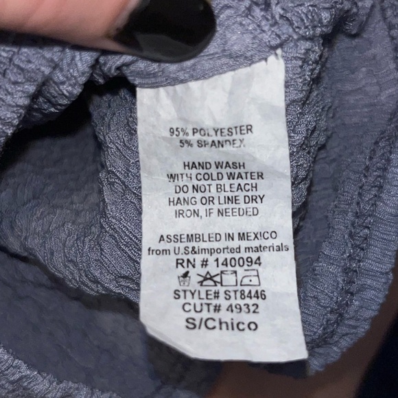 See You Monday Textured Tank Top in Gray - Picture 6 of 7